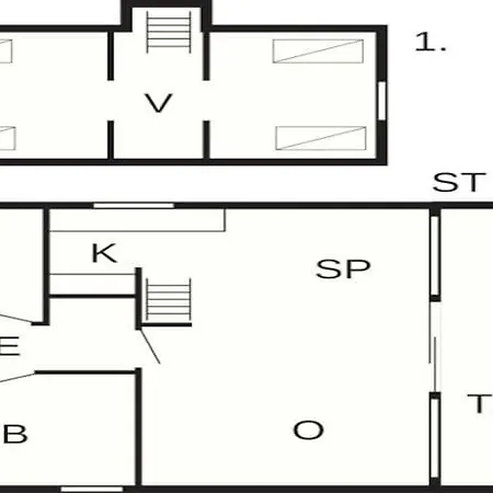 6 Person In Pandrup-by Traum 別荘 *